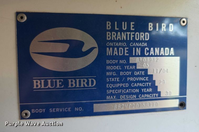 image for item EF3653 2005 Ford  E450 Super Duty  school bus