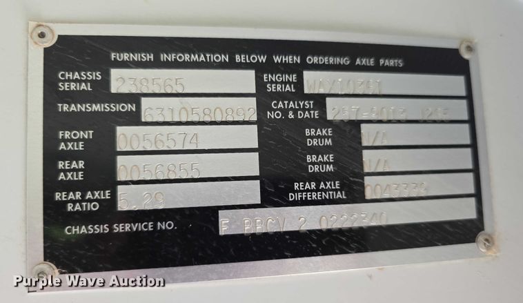 image for item EF3654 2007 Blue Bird Vision school bus