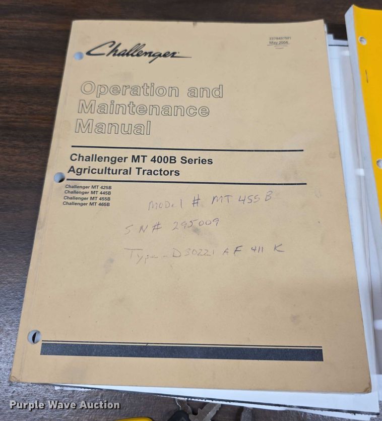 image for item EF3656 Challenger T455B tractor