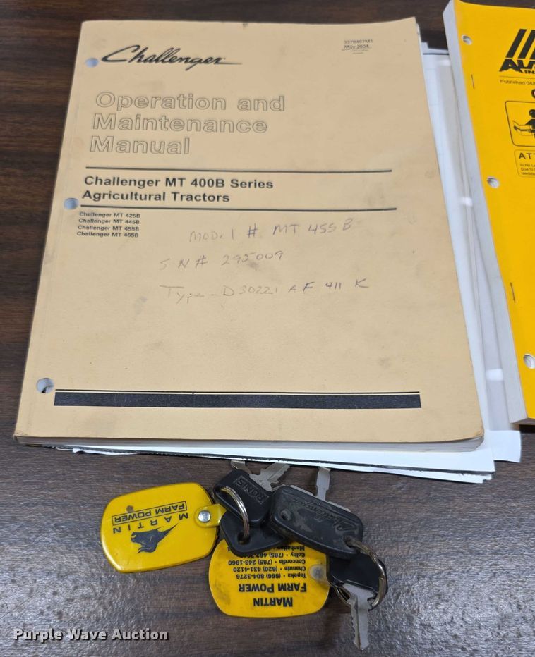 image for item EF3656 Challenger T455B tractor