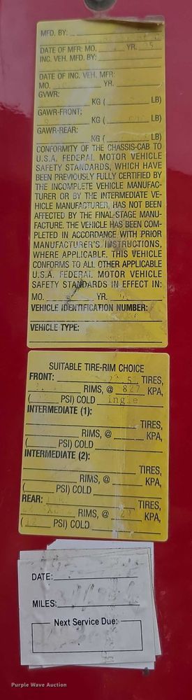 image for item EF3658 2006 Sterling L-Line dump truck