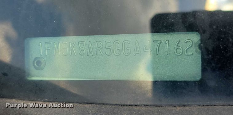 image for item EF3671 2016 Ford Explorer Police Interceptor SUV