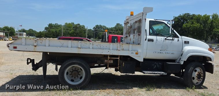 image for item EF3673 1999 Chevrolet C6500 dump flatbed truck