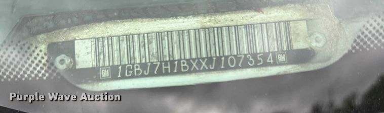 image for item EF3673 1999 Chevrolet C6500 dump flatbed truck