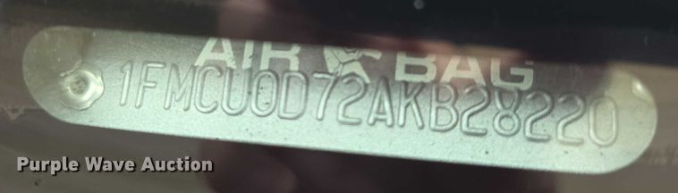 image for item EF3699 2010 Ford Escape XLT SUV