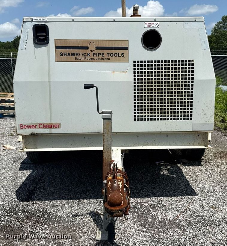 image for item EG8149 1994 Shamrock Pipe Tools sewer jetter trailer