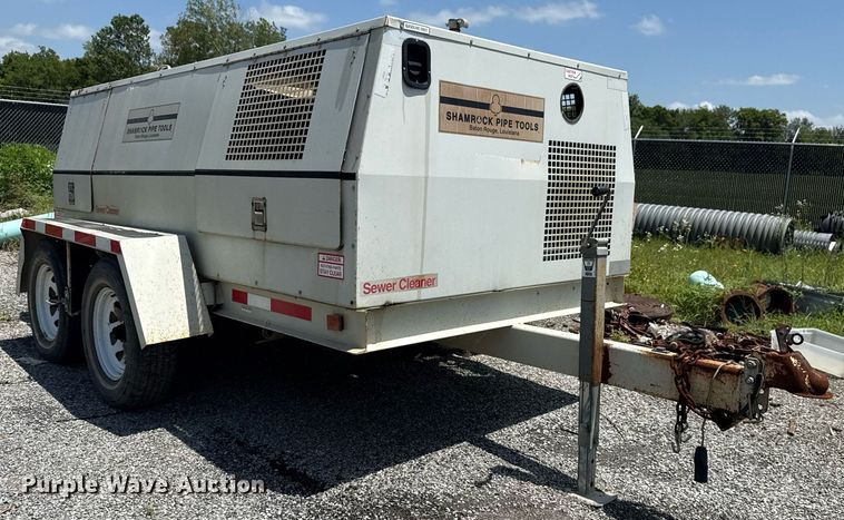image for item EG8149 1994 Shamrock Pipe Tools sewer jetter trailer