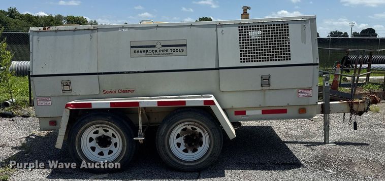 image for item EG8149 1994 Shamrock Pipe Tools sewer jetter trailer
