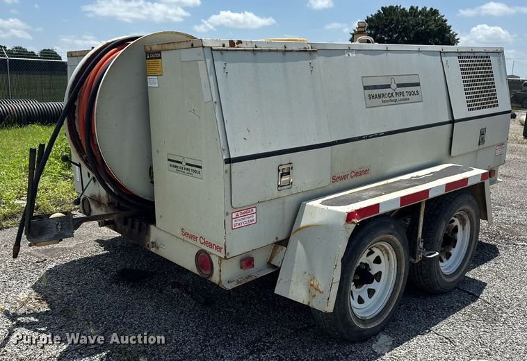 image for item EG8149 1994 Shamrock Pipe Tools sewer jetter trailer