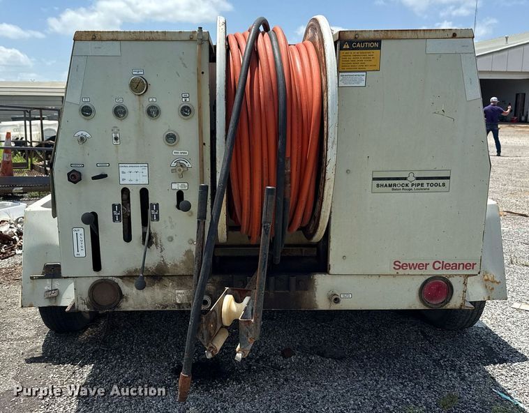image for item EG8149 1994 Shamrock Pipe Tools sewer jetter trailer
