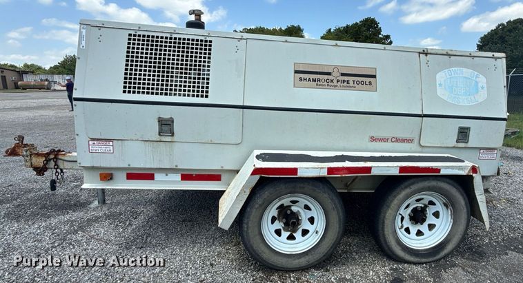 image for item EG8149 1994 Shamrock Pipe Tools sewer jetter trailer