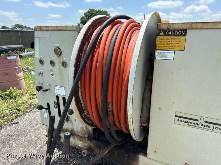 image for item EG8149 1994 Shamrock Pipe Tools sewer jetter trailer