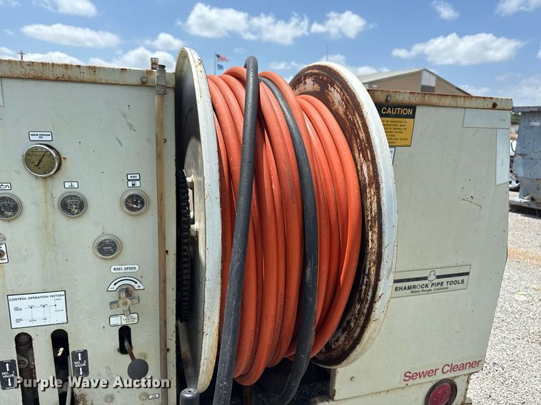 image for item EG8149 1994 Shamrock Pipe Tools sewer jetter trailer