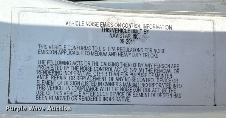 image for item EG8560 2012 International 7600 dump truck