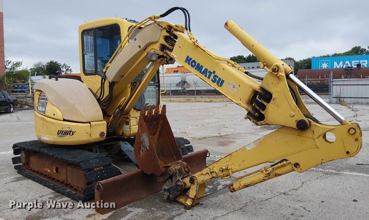 image for item EG8572 2004 Komatsu PC58UU-3E0 mini excavator