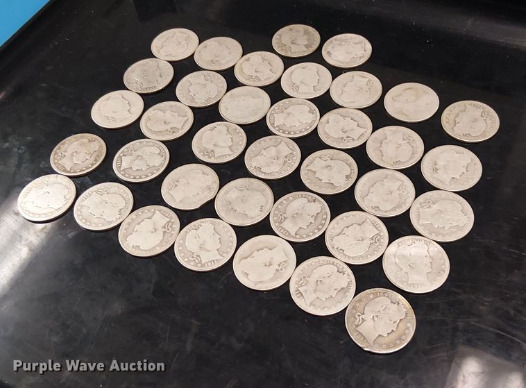 image for item EG8580 (37) 1911 to 1912 Barber Quarters