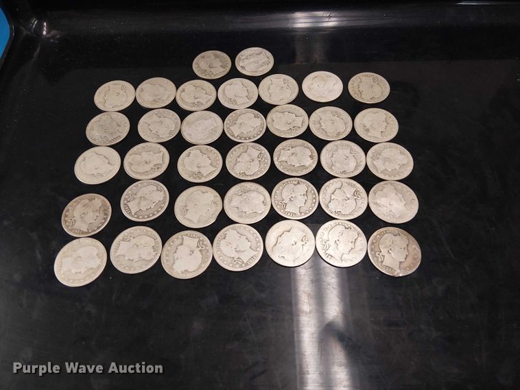 image for item EG8580 (37) 1911 to 1912 Barber Quarters