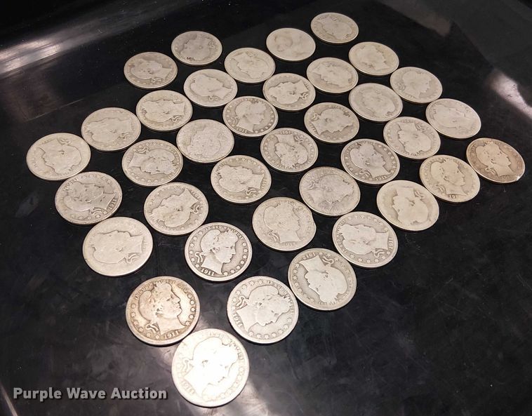 image for item EG8580 (37) 1911 to 1912 Barber Quarters