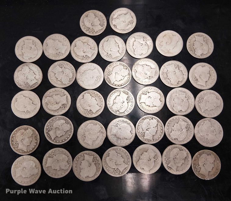 image for item EG8580 (37) 1911 to 1912 Barber Quarters