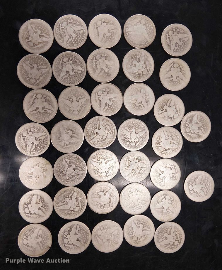 image for item EG8580 (37) 1911 to 1912 Barber Quarters