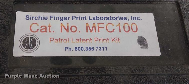 image for item EG8592 (7) sirchie patrol finger print kit hardcase MFC100