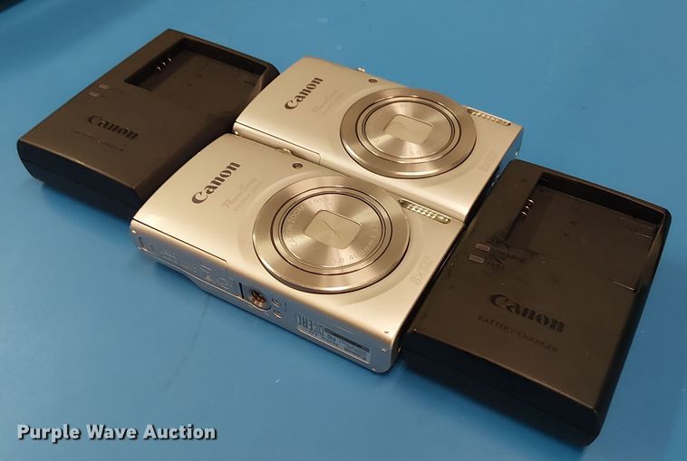 image for item EG8598 (2) Canon PowerShot ELPH180 cameras