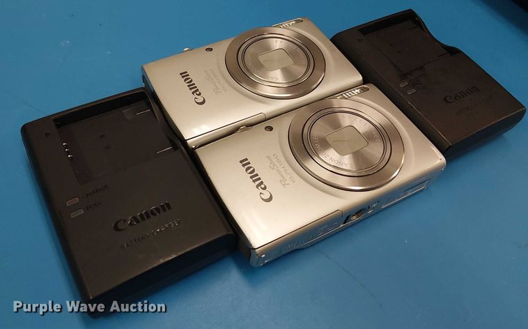 image for item EG8598 (2) Canon PowerShot ELPH180 cameras