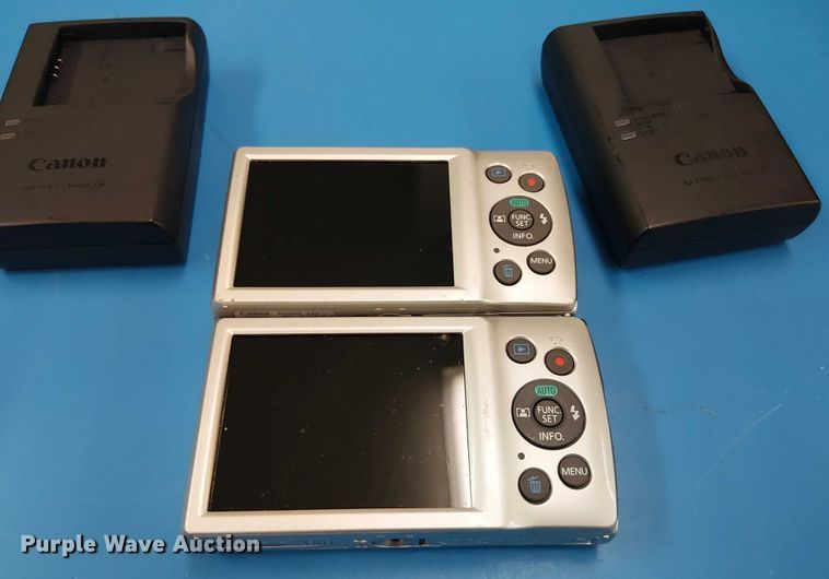 image for item EG8598 (2) Canon PowerShot ELPH180 cameras