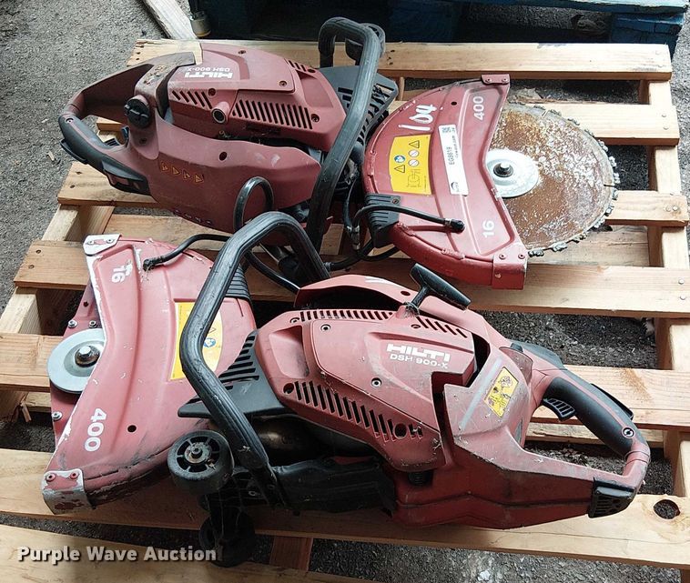 image for item EG8619 (2) Hilti DSH900-X concrete saw