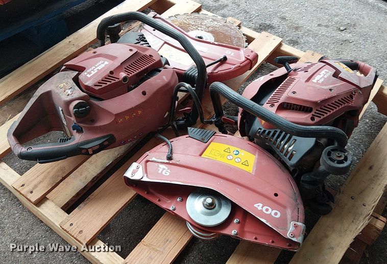 image for item EG8619 (2) Hilti DSH900-X concrete saw