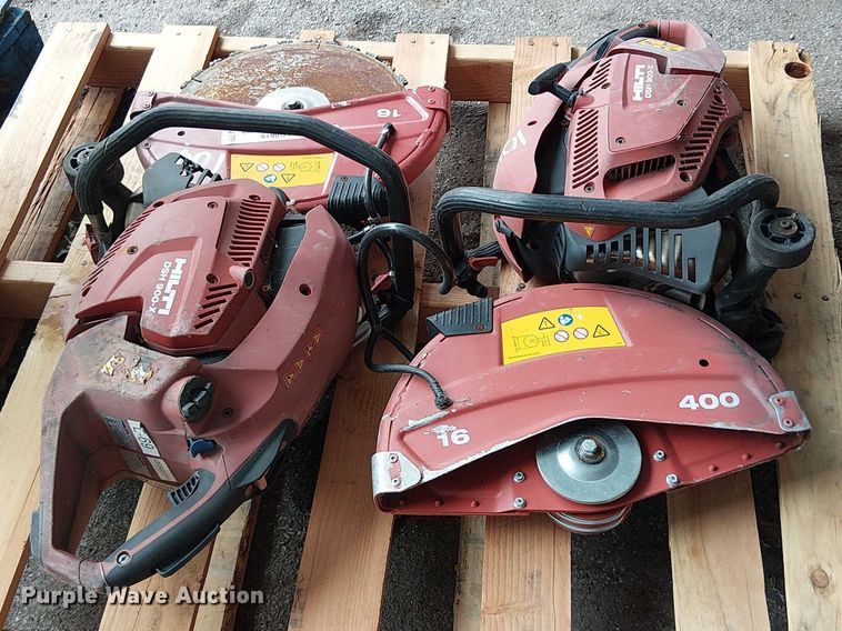 image for item EG8619 (2) Hilti DSH900-X concrete saw