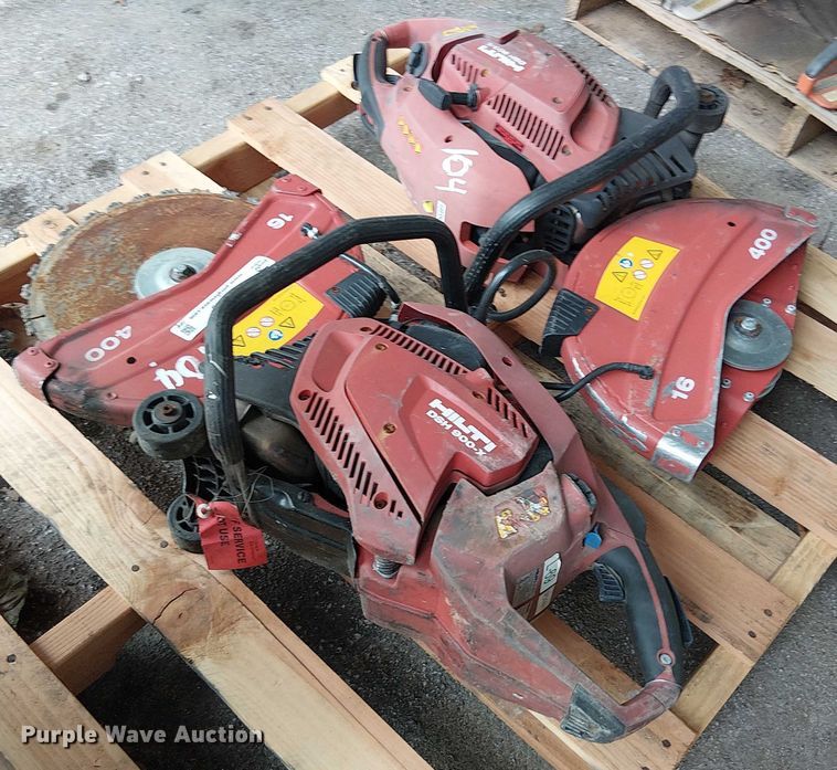 image for item EG8619 (2) Hilti DSH900-X concrete saw