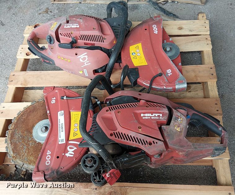 image for item EG8619 (2) Hilti DSH900-X concrete saw