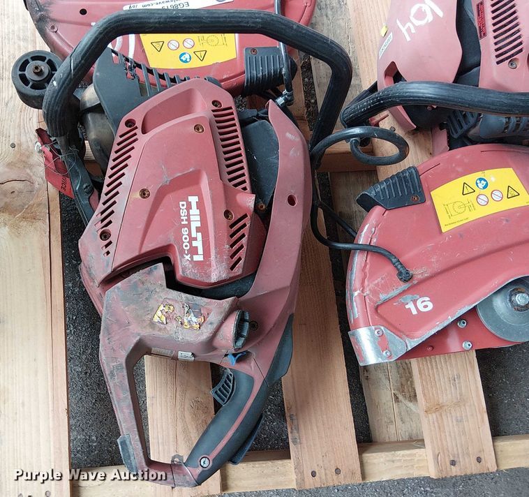 image for item EG8619 (2) Hilti DSH900-X concrete saw