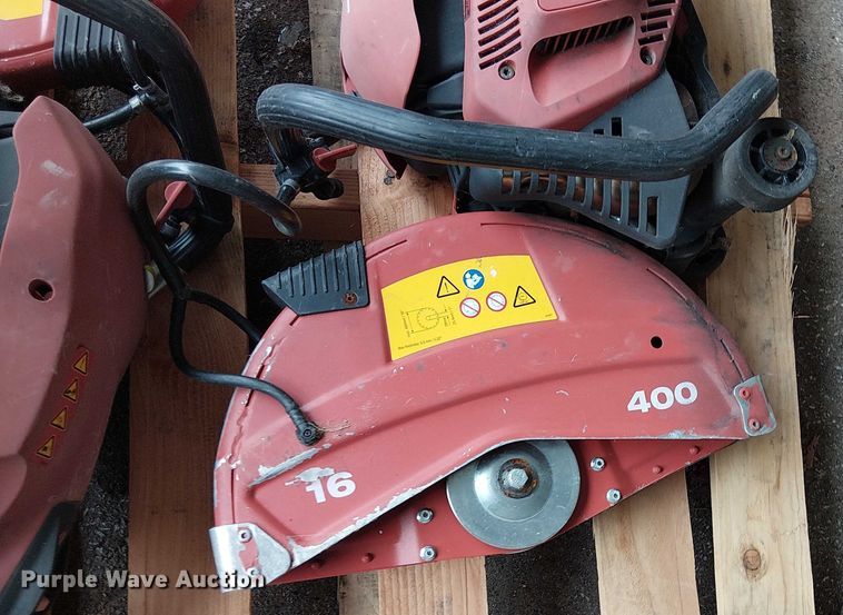 image for item EG8619 (2) Hilti DSH900-X concrete saw