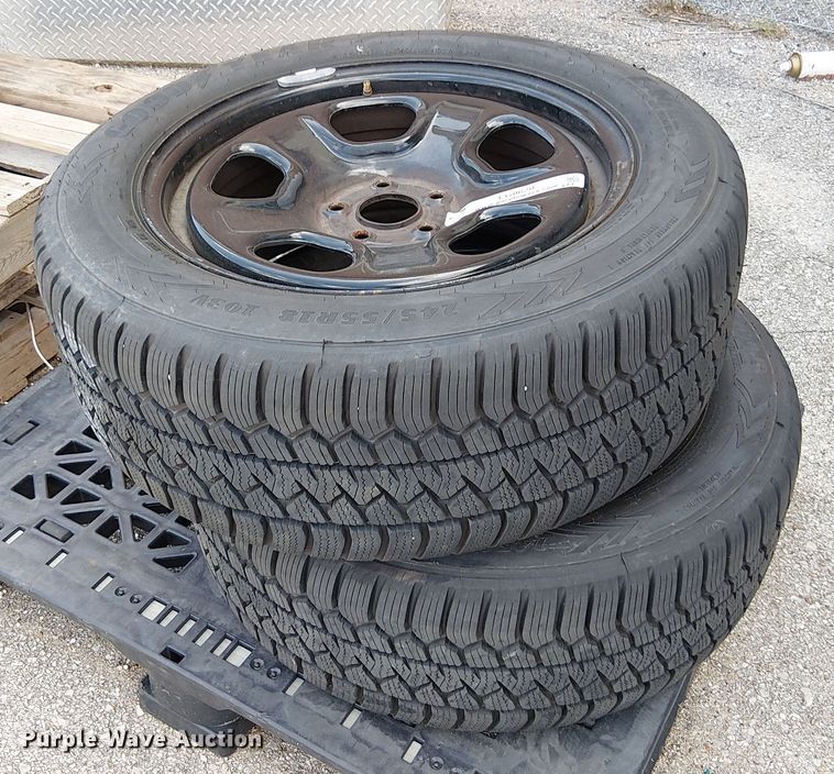 (2) Goodyear eagle 245/55R18 tires and wheels in Tulsa, OK | Item ...