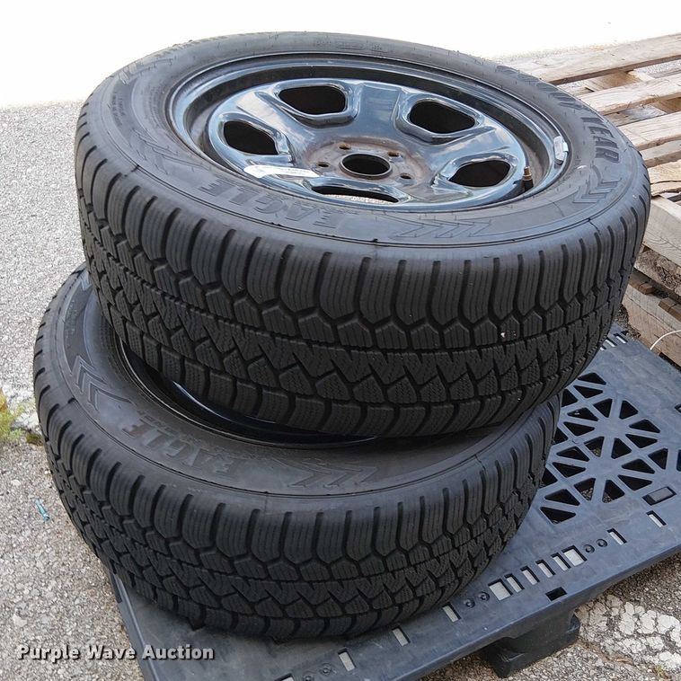 image for item EG8620 (2) Goodyear eagle  245/55R18 tires and wheels