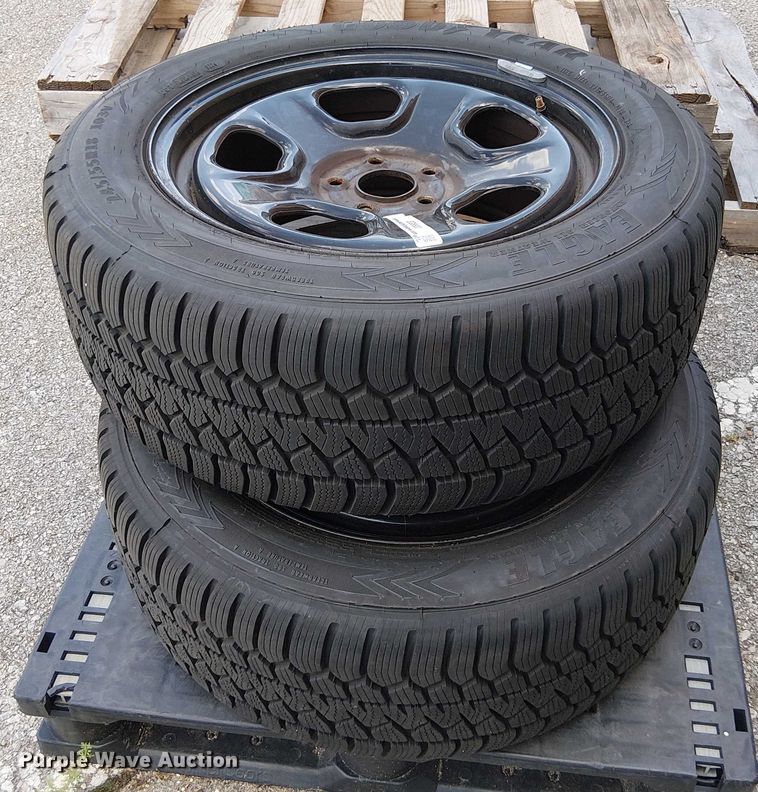 image for item EG8620 (2) Goodyear eagle  245/55R18 tires and wheels