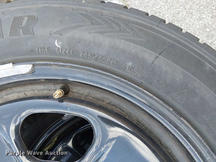 image for item EG8620 (2) Goodyear eagle  245/55R18 tires and wheels