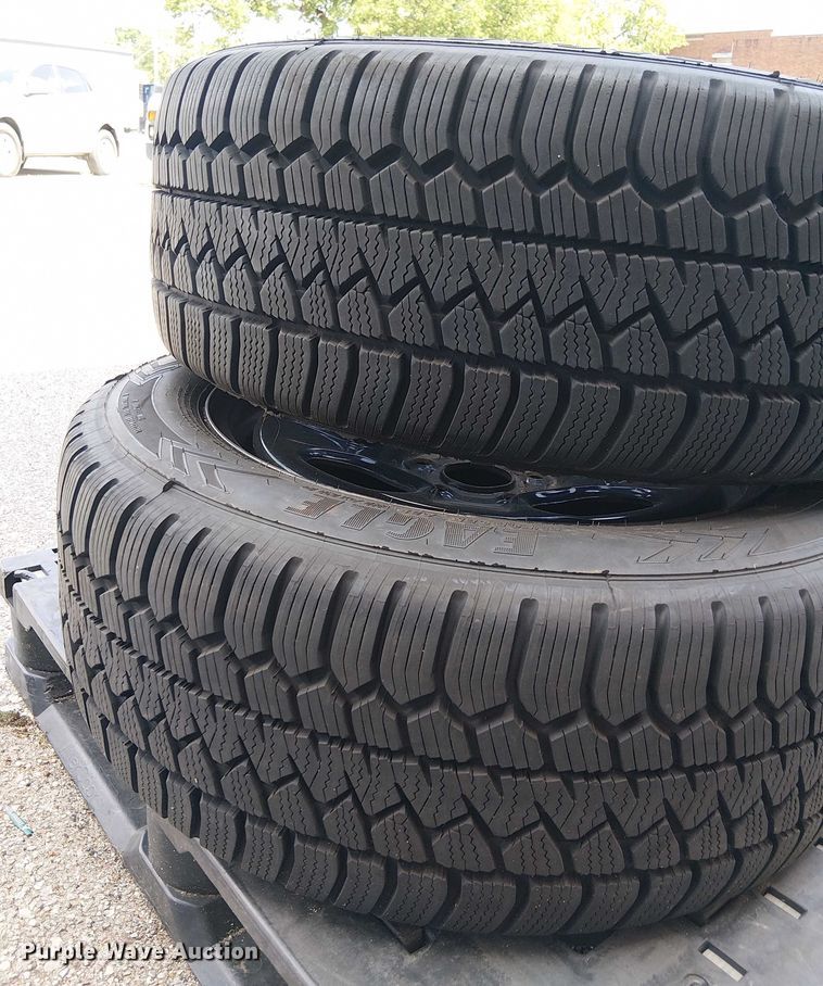 image for item EG8620 (2) Goodyear eagle  245/55R18 tires and wheels