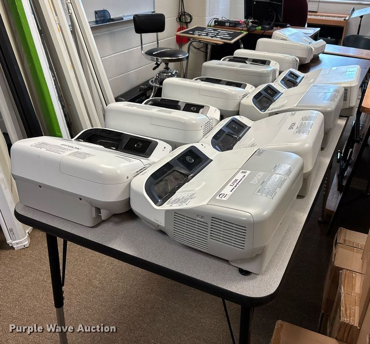 image for item EJ7606 Approximately 11 Epson Brightlink projectors