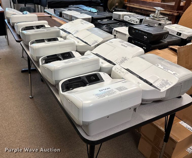 image for item EJ7606 Approximately 11 Epson Brightlink projectors