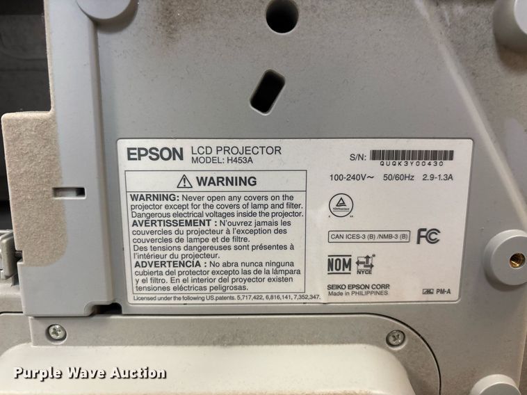 image for item EJ7606 Approximately 11 Epson Brightlink projectors