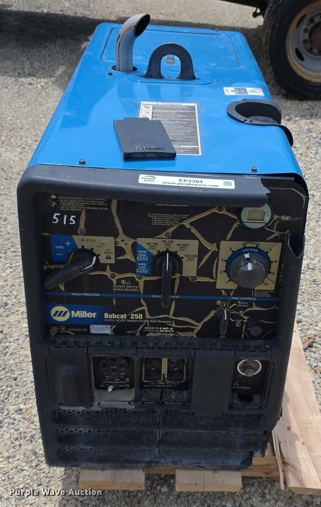image for item EK5384 Miller Bobcat 250 welder/generator