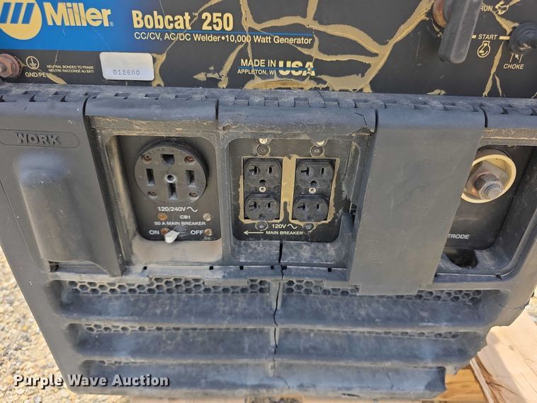 image for item EK5384 Miller Bobcat 250 welder/generator