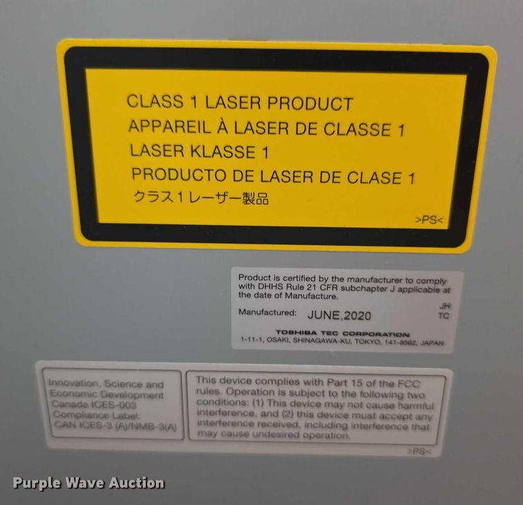 image for item EK5472 Toshiba DP3518A  multifunction printer