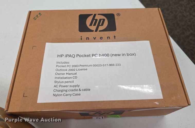 image for item EK5476 (2) HP iPAQ H400 pocket PC