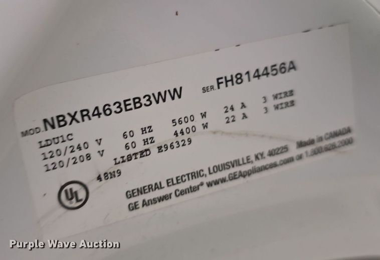 image for item EK5480 Washer and dryer