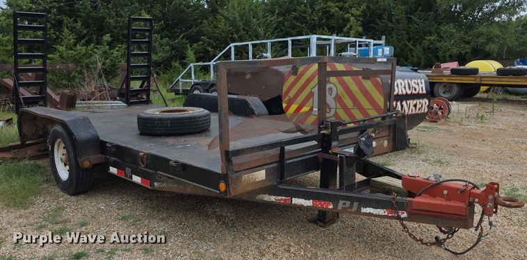 image for item EK5485 2016 PJ CC162 equipment trailer