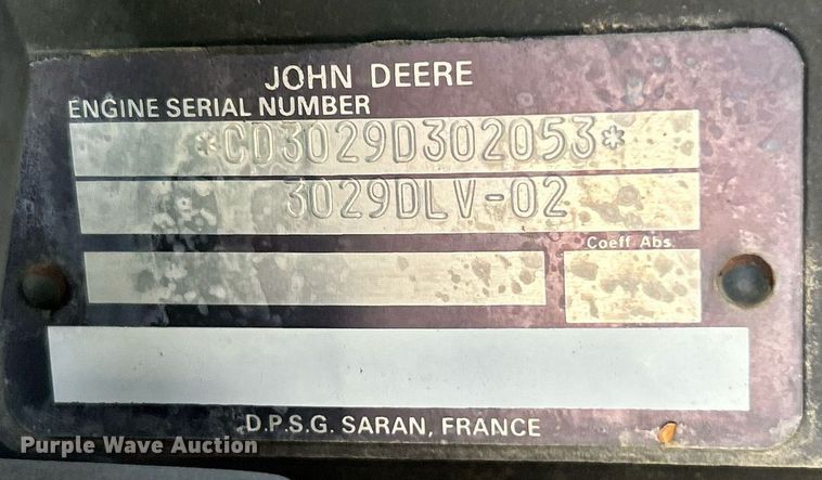 image for item EK8356 1997 John Deere 5300 MFWD tractor